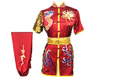 HanCui Chang Quan Competition Uniform, Red & Gold Dragon 2