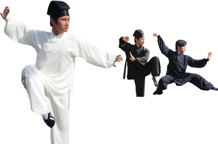 Vestido Wudang Abertura Diagonal