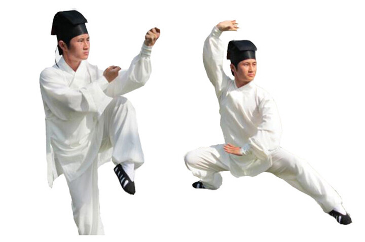 Vestido Wudang Abertura Diagonal
