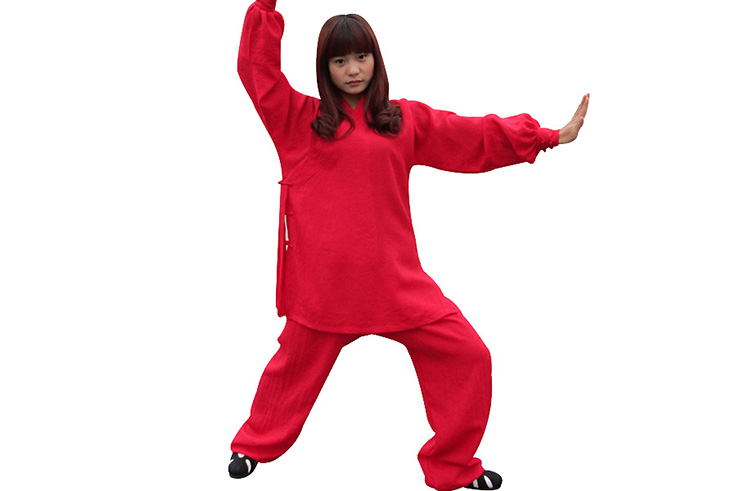 Women Wudang Uniform Slanted Opening