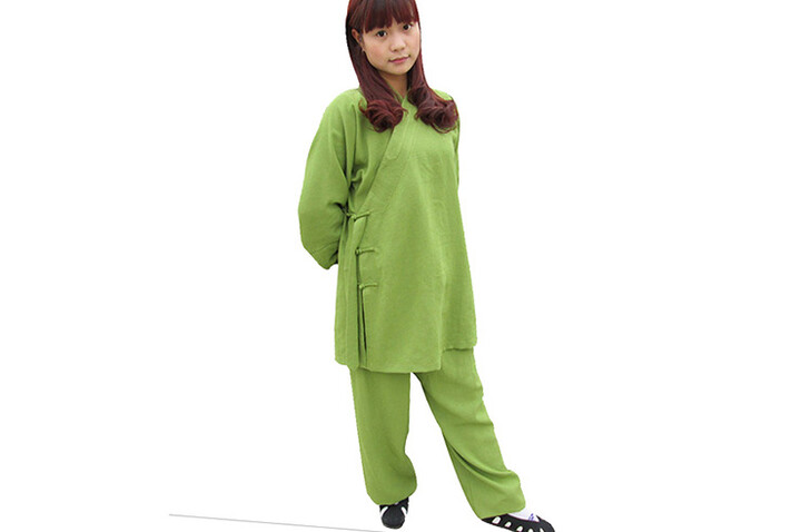 Women Wudang Uniform Slanted Opening