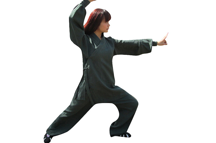 Women Wudang Uniform Slanted Opening