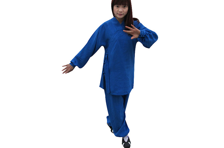 Women Wudang Uniform Slanted Opening