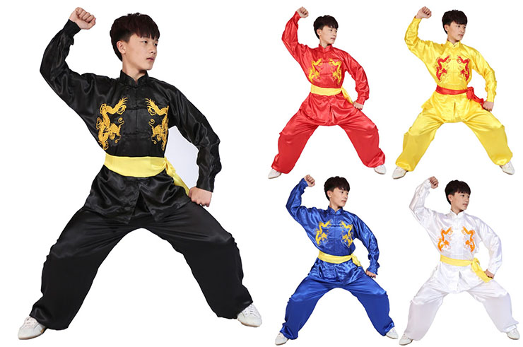 Double Dragon Taiji Uniform， Shaolin