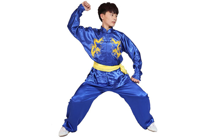 Vestido Taiji Duplo Dragões, Shaolin