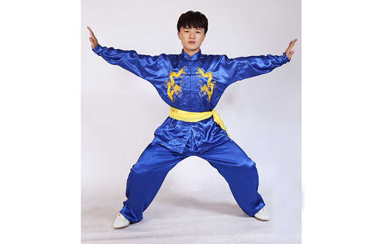 Vestido Taiji Duplo Dragões, Shaolin