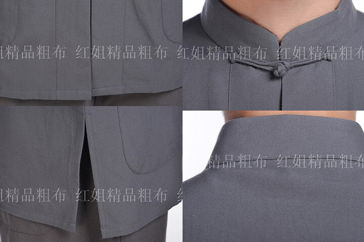 Blusa Tradicional «Tangzhuang» de Manga Comprida, Algodão