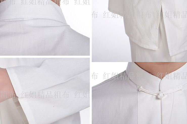 Camisa tradicional «Tangzhuang» Mangas Largas, Algodón