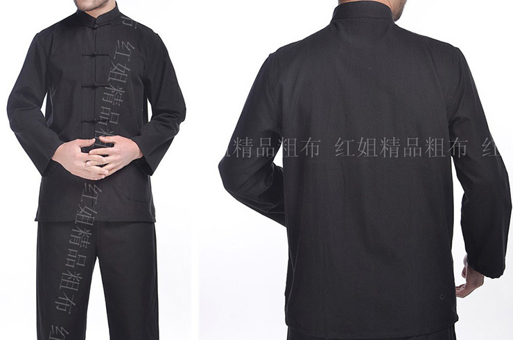 Traditional Top «Tangzhuang» Long Sleeves, Cotton