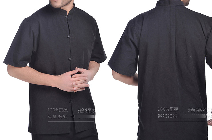Chinese Shirt Short Sleeves, Cotton