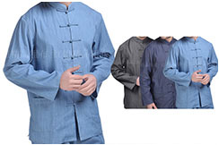 Camisa tradicional «Tangzhuang» Mangas Largas 3