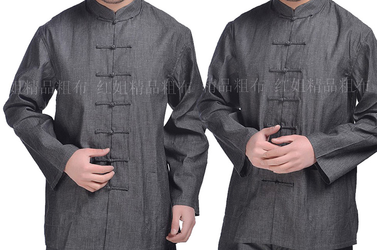 Camisa tradicional «Tangzhuang» Mangas Largas 3