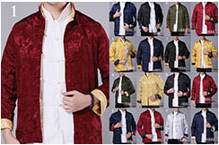 Chaqueta Tradicional Col Mao Reversible, Dooyun