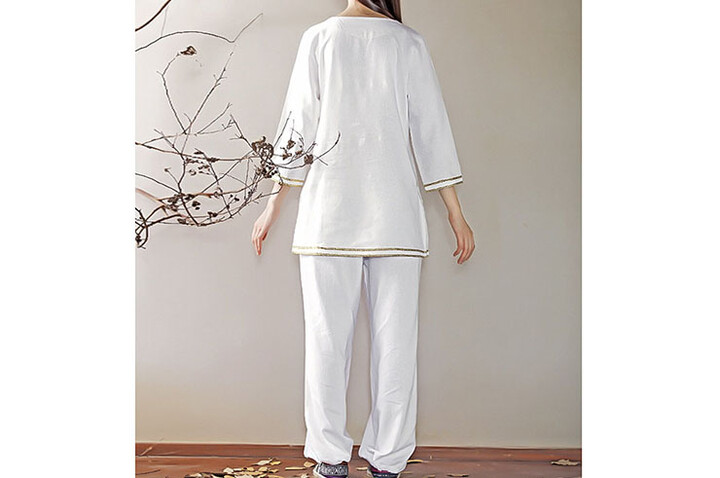 Tenue Yoga, coton et lin, KSY