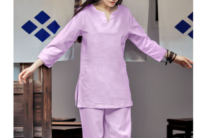 Tenue Yoga, coton et lin, KSY