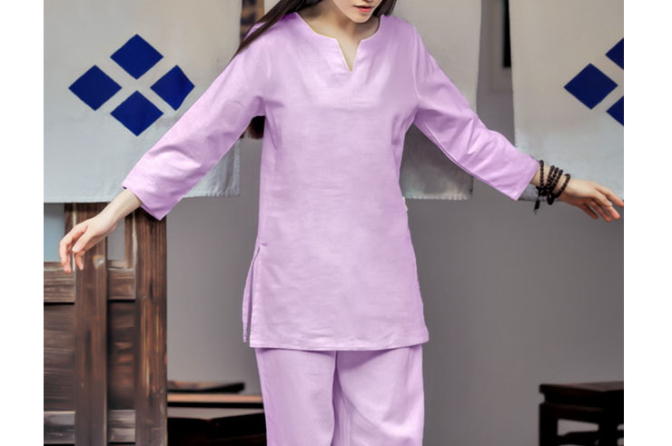 Yoga outfit, cotton and linen, KSY