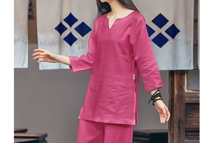 Tenue Yoga, coton et lin, KSY