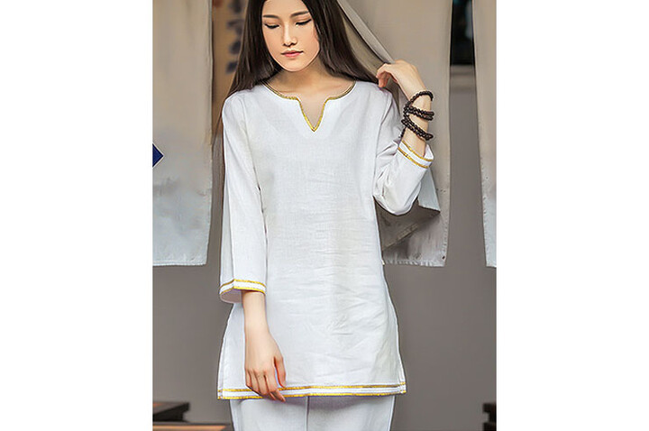 Tenue Yoga, coton et lin, KSY