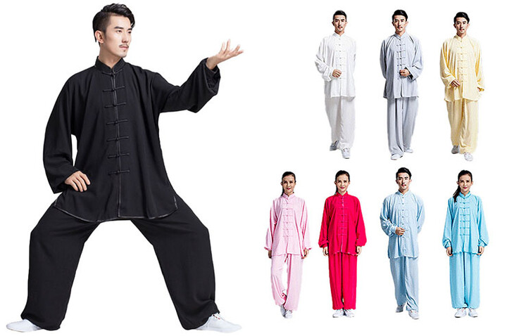 Traje Tai Chi  2, Qingyu,tissu Classique