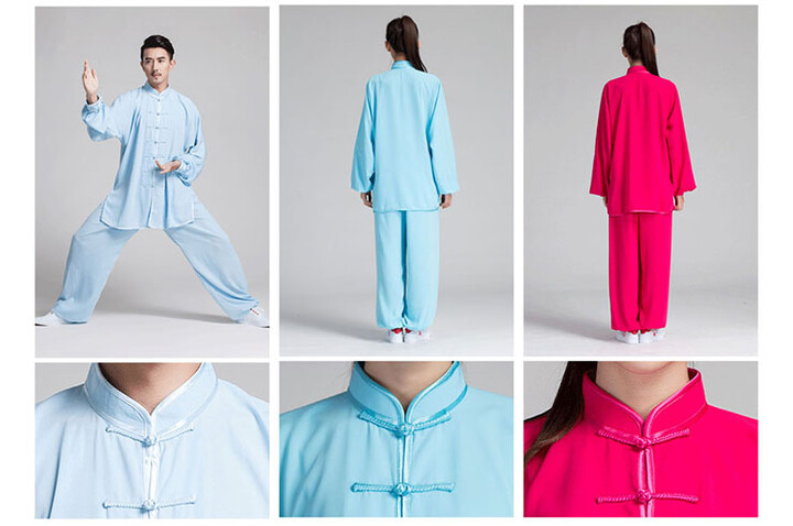 Traje Tai Chi  2, Qingyu,tissu Classique