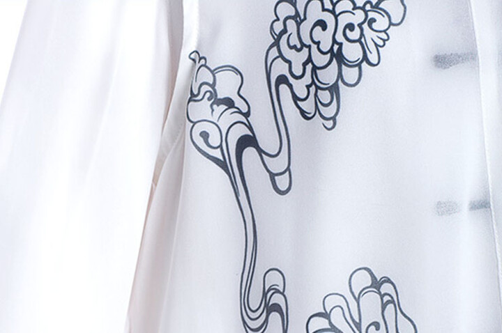 Vestido Taiji ZhengFengHua, XiangYun Com Vela
