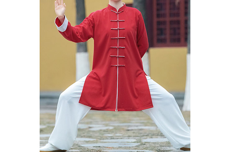 ZhengFengHua Taiji Uniform, HongSeMianMa