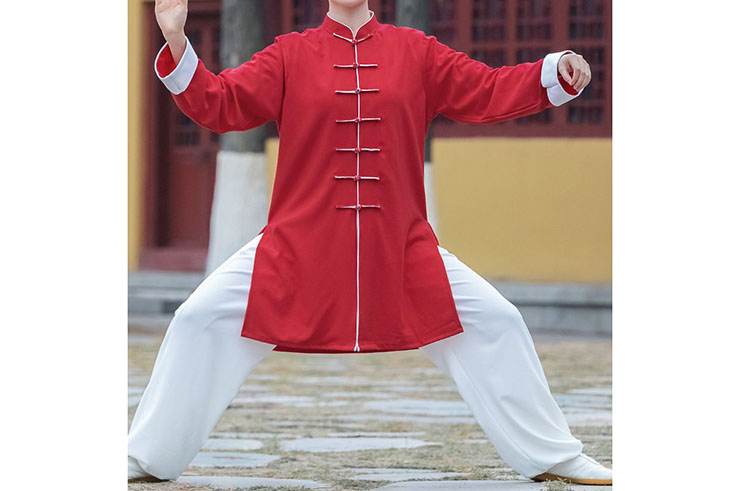 ZhengFengHua Taiji Uniform, HongSeMianMa