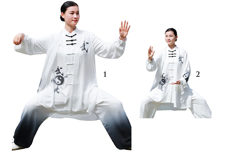 Traje de Taiji ZhengFengHua, YinYang con velo