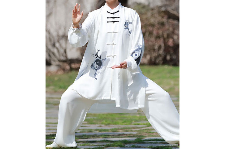 Traje de Taiji ZhengFengHua, YinYang con velo