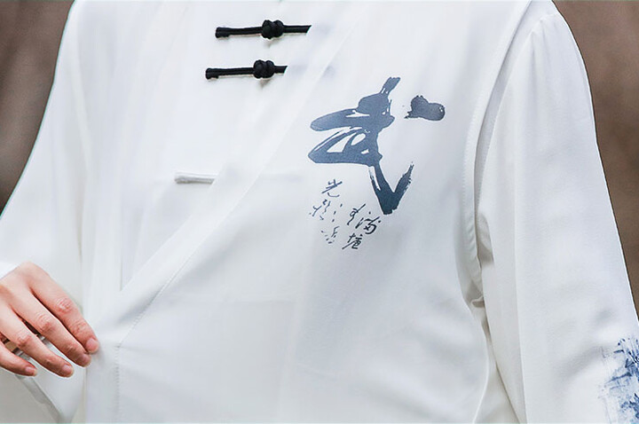 Vestido Taiji ZhengFengHua, YinYang Com Vela