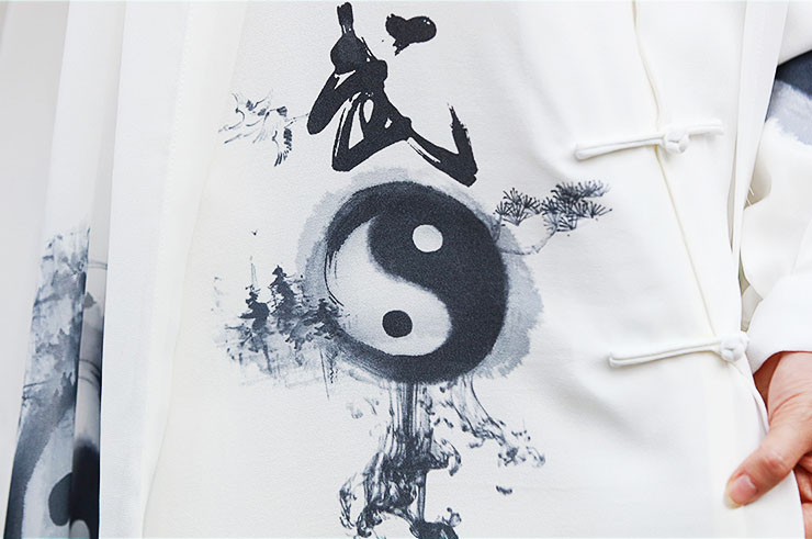 Traje de Taiji ZhengFengHua, YinYang con velo