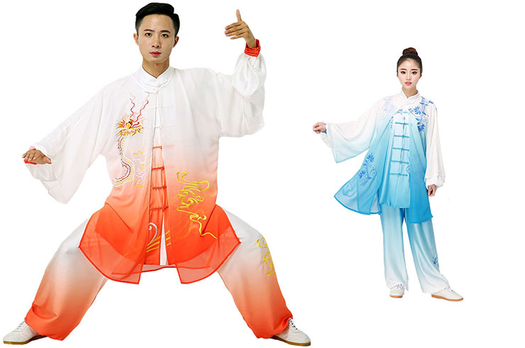 Tenue Taiji ZhengFengHua, SeCaiTiDu avec voile