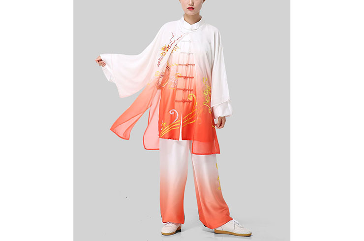 Traje de Taiji ZhengFengHua, SeCaiTiDu con velo