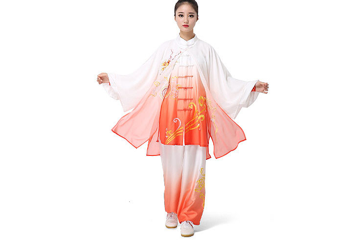 ZhengFengHua Taiji Uniform, SeCaiTiDu with cloak