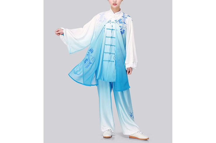 Traje de Taiji ZhengFengHua, SeCaiTiDu con velo