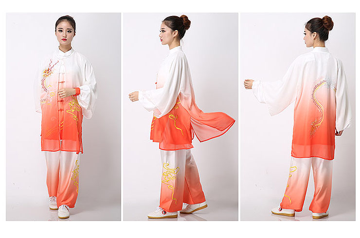 Tenue Taiji ZhengFengHua, SeCaiTiDu avec voile