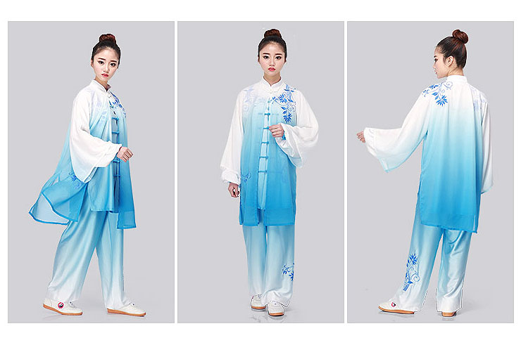 ZhengFengHua Taiji Uniform, SeCaiTiDu with cloak