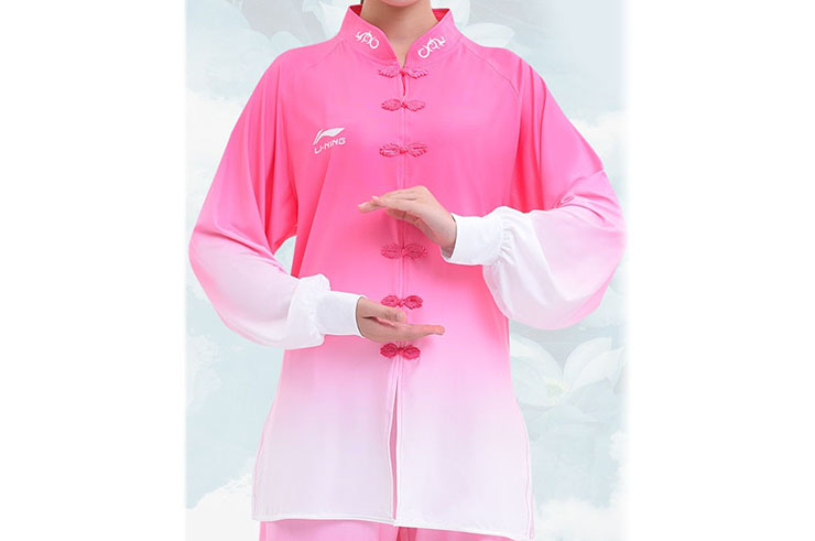 Vestido Taiji LiNing, Gradiente Rosa