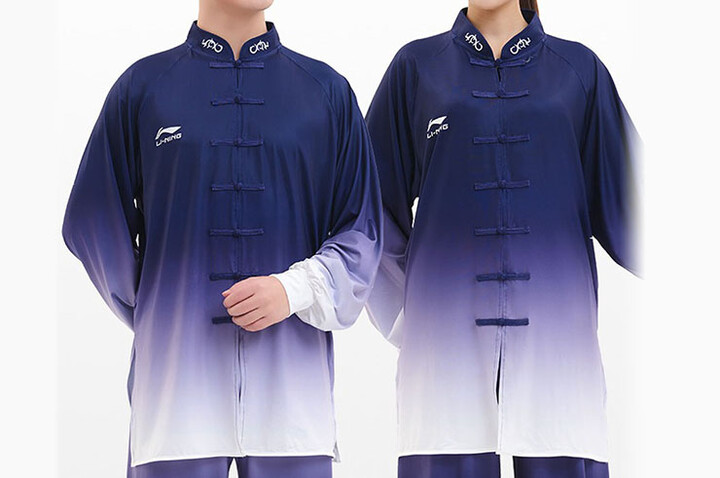 Vestido Taiji LiNing, Gradiente Azul