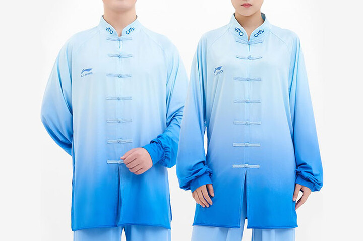 Vestido Taiji LiNing, Gradiente Azul