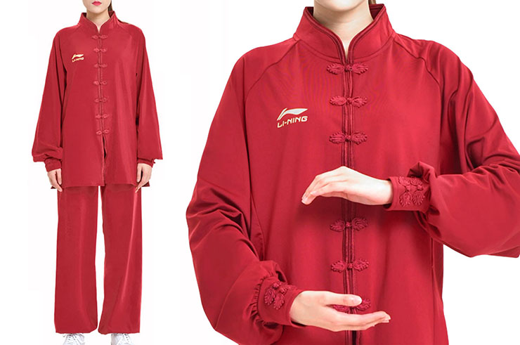 LiNing Taiji Uniform, ZhuHong with velvet