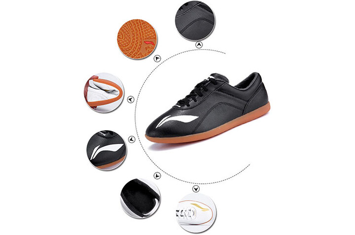 Sapatos Taiji LiNing, NuanDong Com Veludo