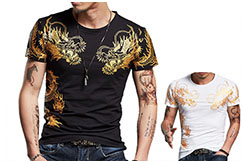 Dragon Sceen Printing T-shirt 2, Extensible