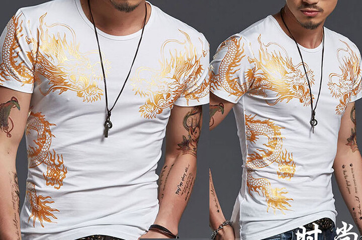 Camiseta Dragão impressão serigráfica 2