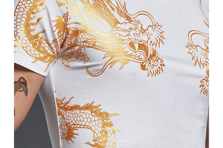 Dragon Sceen Printing T-shirt 2, Extensible