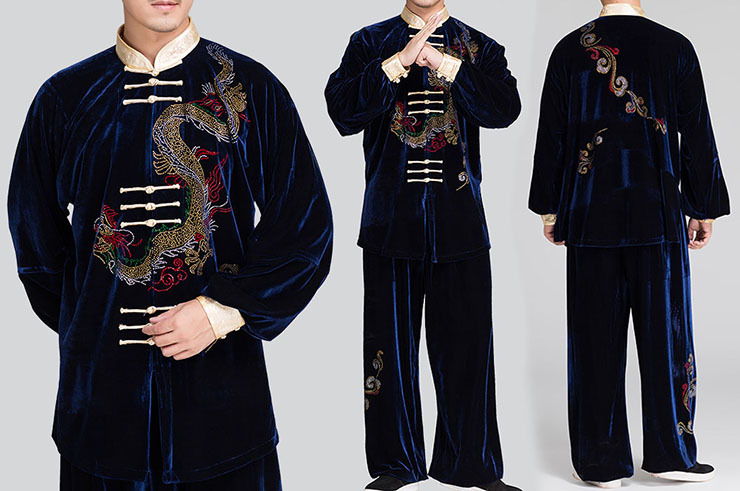 Guyun Taiji Uniform, Dragon with Velvet