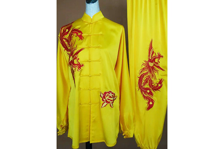 Vestido Tai Chi Bordado, Fénix 1