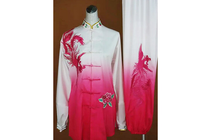 Vestido Tai Chi Bordado, Fénix 1