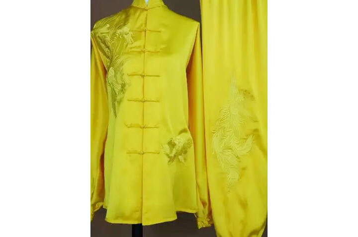 Tai Chi Uniform Embroidered Phoenix 1
