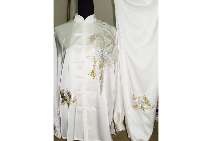 Vestido Tai Chi Bordado, Fénix 2
